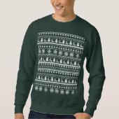 Sweatshirt Modèle de pull de Noël classique (Devant)