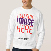 SWEATSHIRT MODÈLE DE TEXTE D'IMAGE BLANCHE SIMPLE MODERNE (Devant)