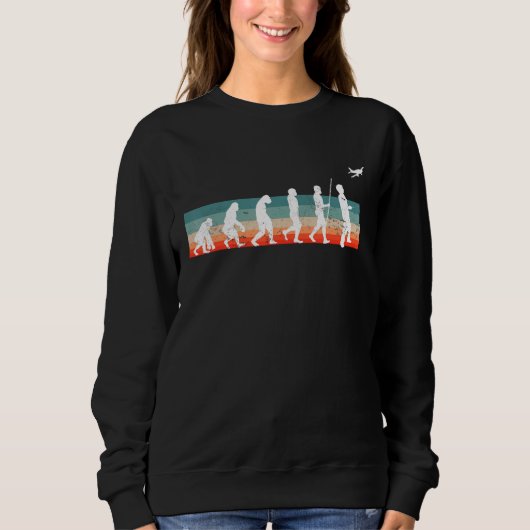 Sweatshirt Modèle d'évolution Vol Rc Avion Avion Avion (Devant)