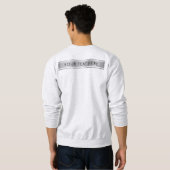 Sweatshirt Modèle double face gris Ash Ajouter un texte Homme (Dos entier)