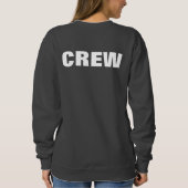 Sweatshirt Modèle en vrac à deux côtés de l'équipage Ajouter  (Dos)