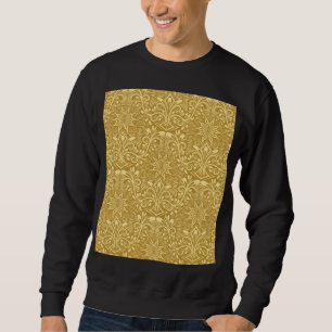Sweatshirt Modèle Floral Baroque Damas d'or