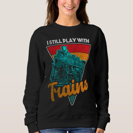 Sweatshirt Modélisme ferroviaire Train Modélisme ferroviaire (Devant)