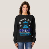Sweatshirt Modérateur Reste À La Maison 2 (Devant entier)