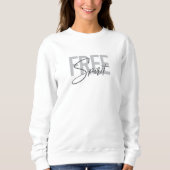 Sweatshirt Modern, simple, cool typography of Free Spirit (Devant)
