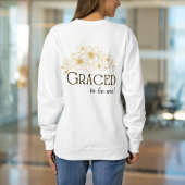 Sweatshirt Moderne florissant avec l'autonomisation des femme