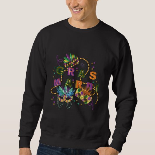 Sweatshirt Moderne Mardi Gras (Devant)
