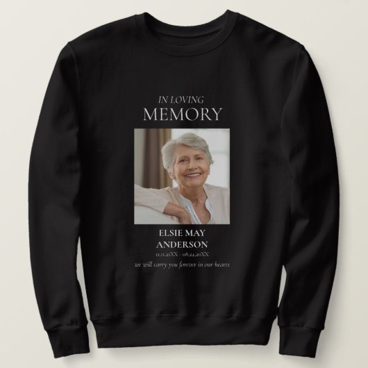 Sweatshirt moderne personnalisé dans la mémoire aimante doubl (Design devant)