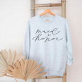 Sweatshirt MOH Cute Script Bachelorette/Soirée de mariée Swea