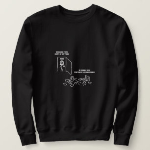 Sweatshirt Moi Montrant Des Symptômes Clairs De Maladie