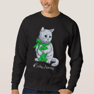 Sweatshirt Mois de la sensibilisation à la scoliose Ruban ver