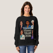 Sweatshirt Mois de l'histoire des femmes 2026 (Devant entier)