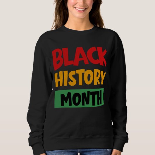 Sweatshirt Mois de l'histoire des Noirs (Devant)