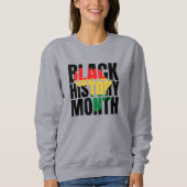 Sweatshirt Mois de l'histoire des Noirs (Devant)