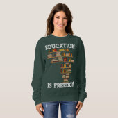 Sweatshirt Mois de l'histoire des Noirs 100 ans (Devant entier)