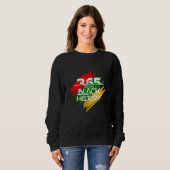 Sweatshirt Mois de l'histoire des Noirs 365 jours (Devant entier)