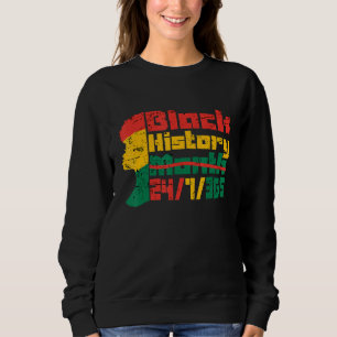 Sweatshirt Mois de l'histoire des noirs d'Afrique 247365 Mela
