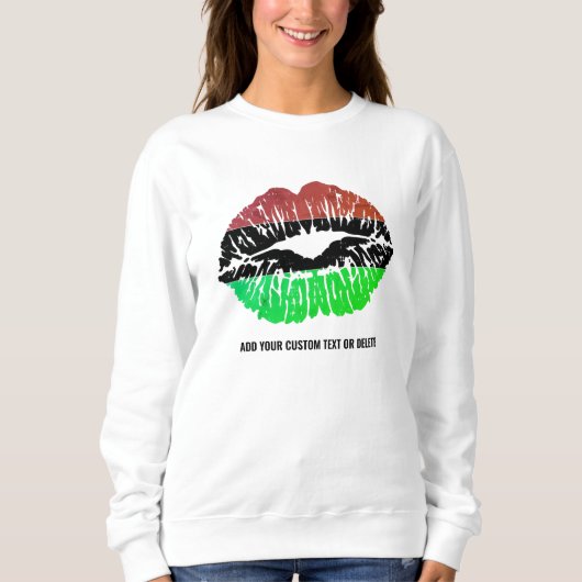 Sweatshirt Mois de l'histoire des Noirs Egalité de lèvres Jus (Devant)
