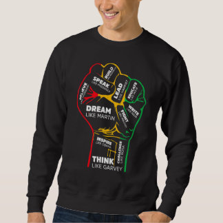 Sweatshirt Mois de l'histoire des Noirs Inspirant les leaders