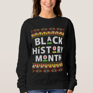 Sweatshirt Mois de l'histoire noire 24 7 BHM African Pride Ho