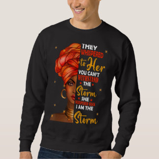 Sweatshirt Mois De L'Histoire Noire Africaine Femme Afro Je S