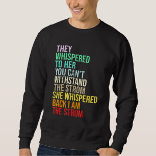 Sweatshirt Mois De L'Histoire Noire Africaine Femme Afro Je S