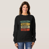 Sweatshirt Mois de l'histoire noire C'est l'histoire noire po (Devant entier)