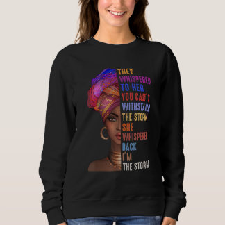 Sweatshirt Mois De L'Histoire Noire Ils M'Ont Fouillé La Temp