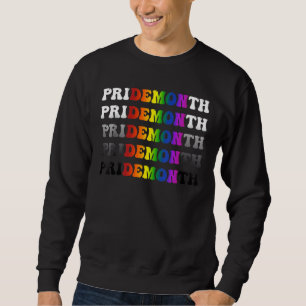 Sweatshirt Mois des fiertés démon LGBT Mois des fiertés gay T
