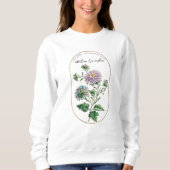 Sweatshirt Mois des fleurs de naissance Septembre Anniversair (Devant)