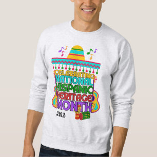 Sweatshirt MOIS DU PATRIMOINE HISPANIQUE coloré