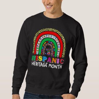 Sweatshirt Mois du patrimoine hispanique Rainbow All Count