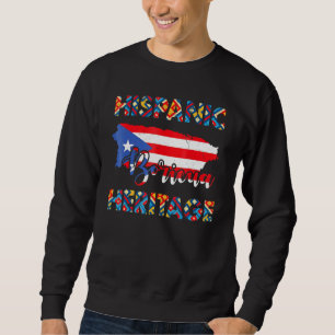 Sweatshirt Mois du patrimoine national hispanique Porto Rico