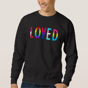 Sweatshirt Mois Gay pride aimé transgenre arc-en-ciel lesbien