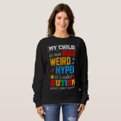 Sweatshirt Mois sensibilisation sur l'autisme (Devant entier)