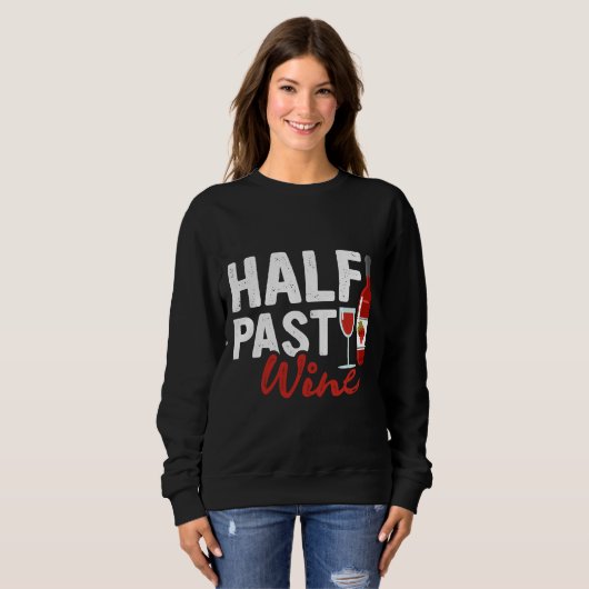 Sweatshirt Moitié du vin passé (Devant entier)