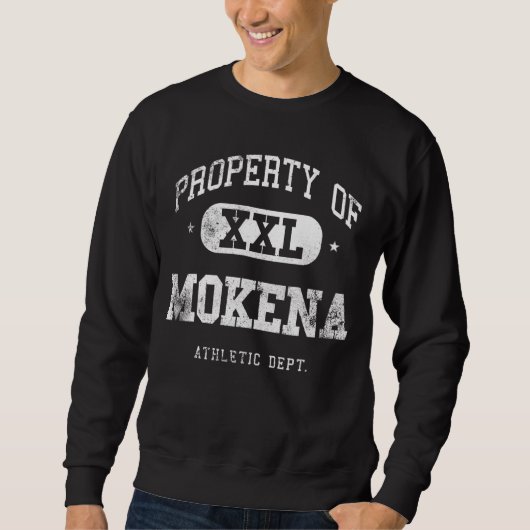 Sweatshirt Mokena Propriété Xxl Sport College Athletic Funny (Devant)