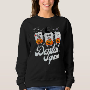 Sweatshirt Molar Éffrayant Selfie Dentiste Halloween Graduati