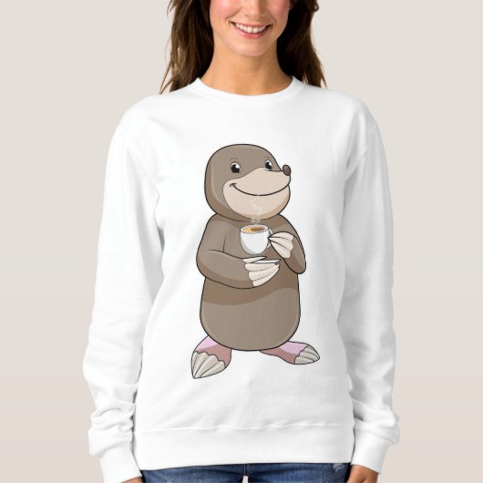 Sweatshirt Mole avec Coffee Cup (Devant)