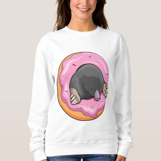 Sweatshirt Mole avec Donut (Devant)