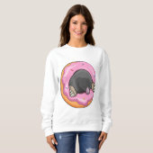 Sweatshirt Mole avec Donut (Devant entier)