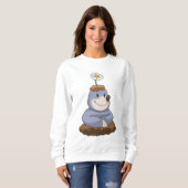 Sweatshirt Mole avec Fleur marguerite (Devant entier)