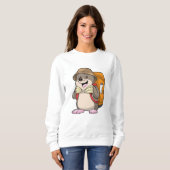 Sweatshirt Mole comme randonneur avec bagage (Devant entier)