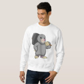 Sweatshirt Mole en Handyman avec Hammer (Devant entier)