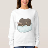 Sweatshirt Mole sur nuages (Devant)