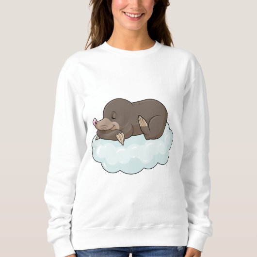 Sweatshirt Mole sur nuages (Devant)