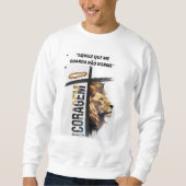 Sweatshirt Moletom "Aquele que me guarda não dorme" (Devant)