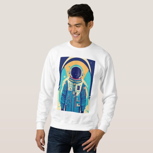 Sweatshirt Moletom Astronauta (Devant entier)