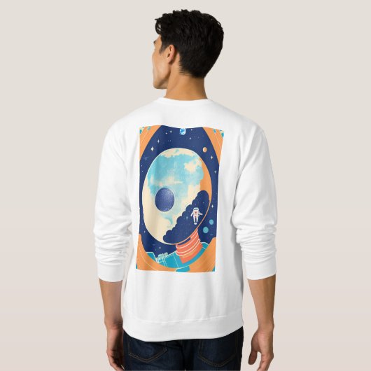 Sweatshirt Moletom Astronauta (Dos entier)