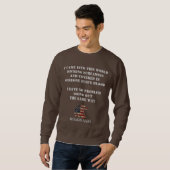 SWEATSHIRT MOLON LABE (Devant entier)